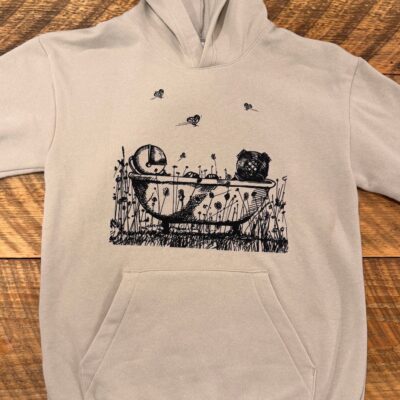 Morning Glory Farm “Clawfoot Universe” Faded Bone Hoodie