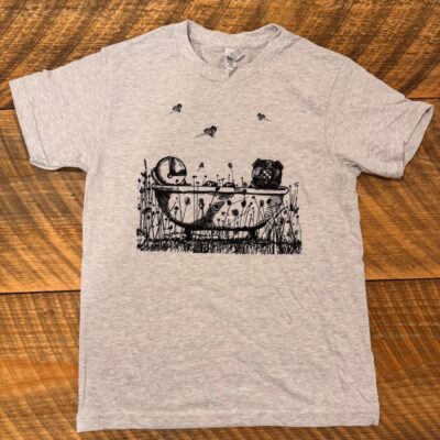 Morning Glory Farm “Clawfoot Universe” Ash Grey Unisex T-Shirt
