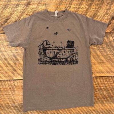 Morning Glory Farm “Clawfoot Universe” Faded Brown Unisex T-Shirt