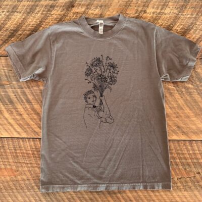Morning Glory Farm “The Mice Will Play” Faded Brown Unisex T-Shirt