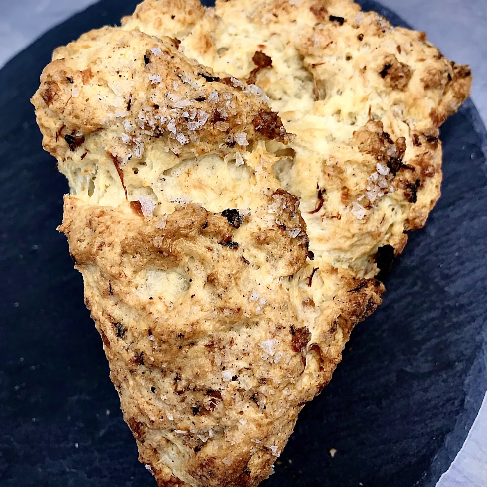 <h4>Scone of the Day</h4> 
Honey Cornmeal & Brown Butter