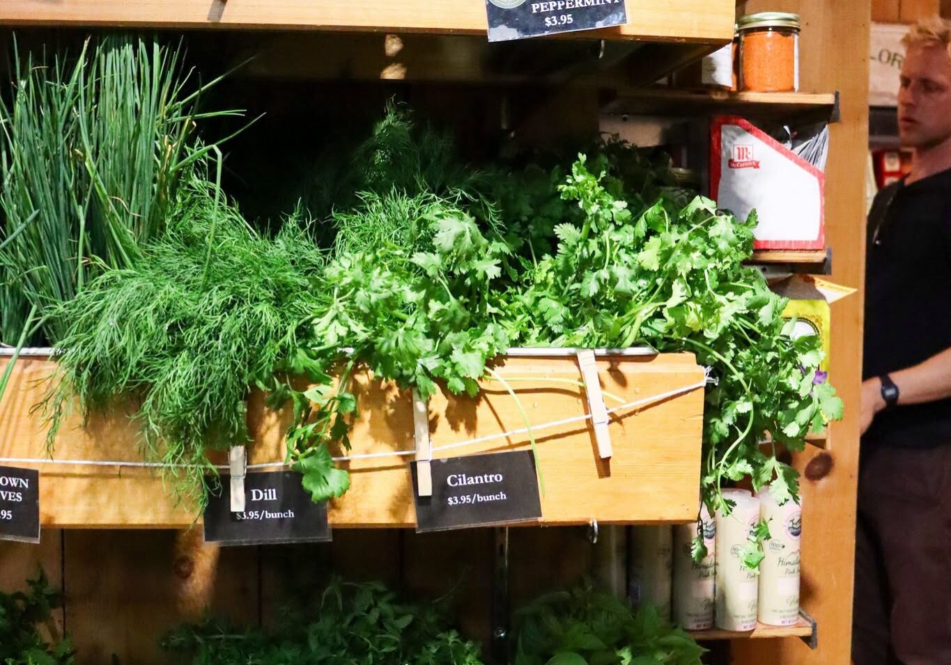 Fresh Farm Vegetables and fresh herbs available at Morning Glory Farm during peak harvest season.
